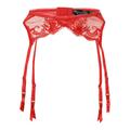 Bluebella Strumpfhalter Damen rot, 34