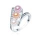 Valero Pearls Perlen-Ring Damen silber, 60