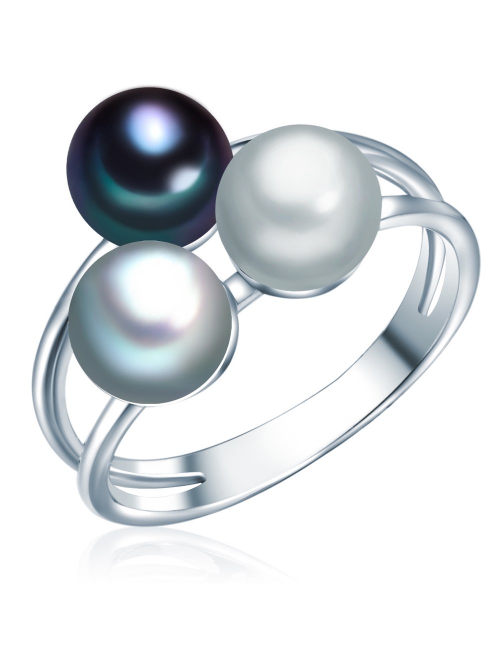 Valero Pearls Ring Damen silber, 58 Image