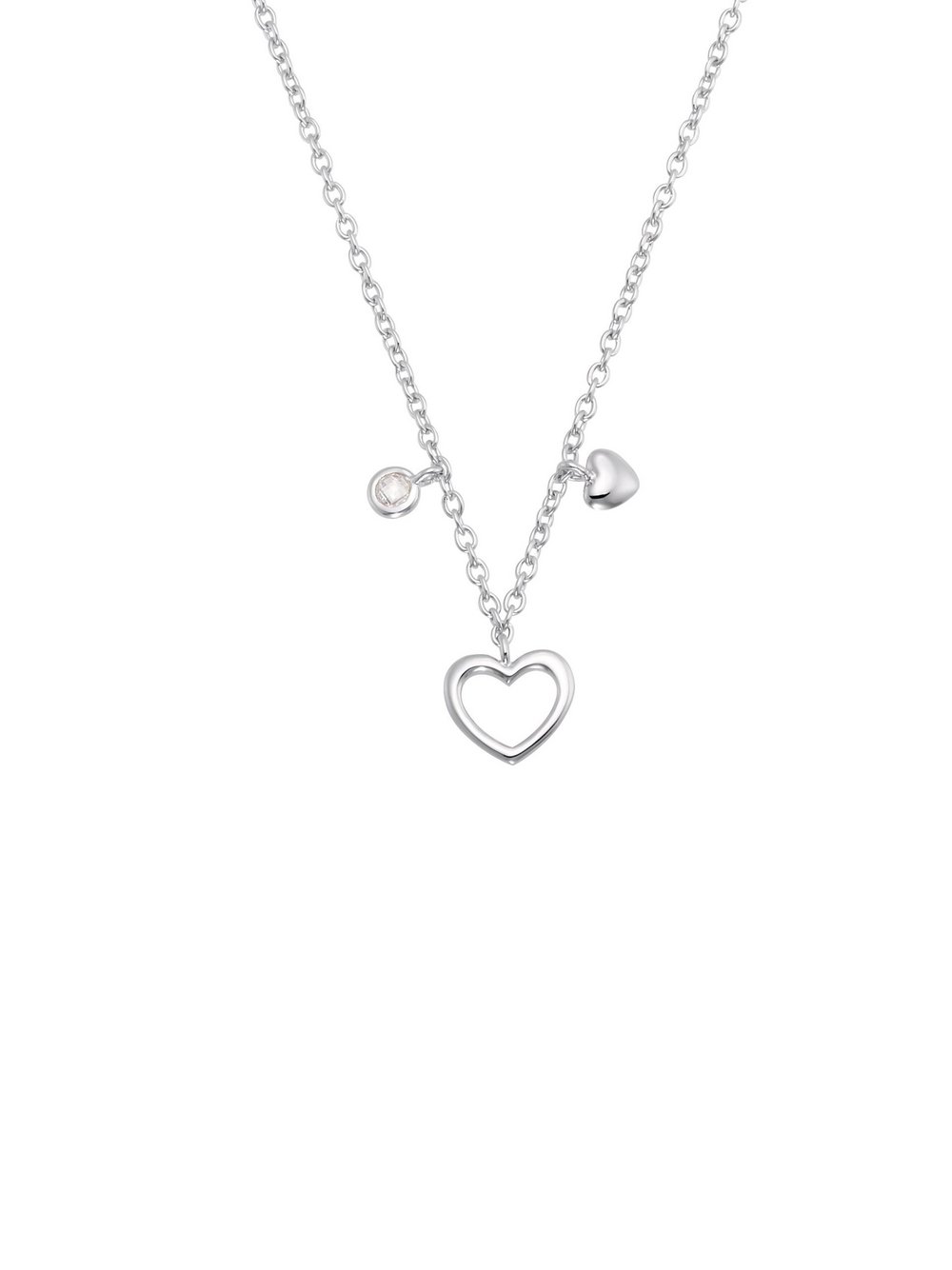 s.Oliver Kette mit Anhänger Mädchen silber, 40 Image