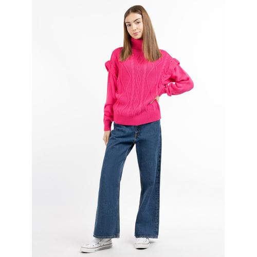 MyMo Strick Pullover Damen pink, XS/S