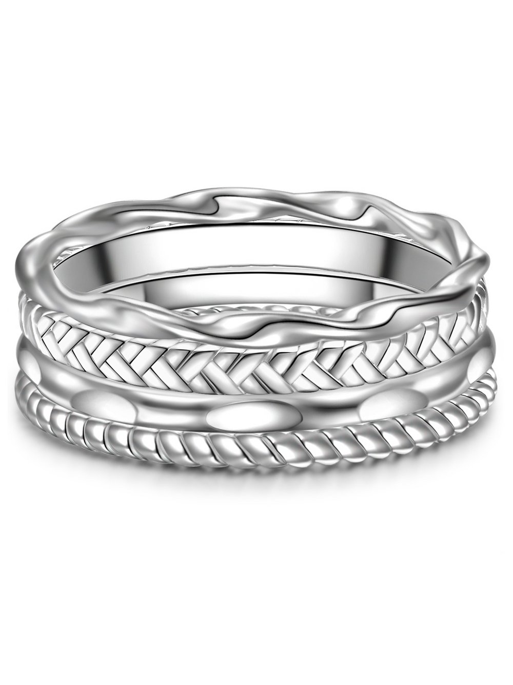 Glanzstücke München Ring - Damen silber, 60 Image