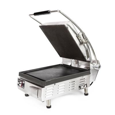 Star PST14I Single Commercial Panini Press w/ Cast Iron Smooth Plates, 240v/1ph, Stainless Steel