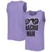 Men's Heather Purple "Macho Man" Randy Savage Sunglasses Tank Top