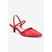 Women's Unna Pump by Easy Street in Red (Size 7 1/2 M)