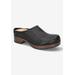 Extra Wide Width Women's Soleia Flats by Easy Street in Black Woven (Size 7 1/2 WW)