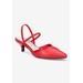 Wide Width Women's Unna Pump by Easy Street in Red (Size 8 W)