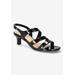 Women's Como Sandals by Easy Street in Black Patent (Size 8 1/2 M)