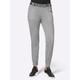 Jogger Pants HEINE Gr. 42, Normalgrößen, grau (steingrau, meliert) Damen Hosen Joggpants Track Pants
