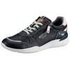 Sneaker MUSTANG SHOES, Herren, Gr. 44, weiß (navy, sanftes weiß), Lederimitat, sportlich, Schuhe, mit seitlichem Reißverschluss, Freizeitschuh, Halbschuh, Schnürschuh