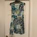 J. Crew Dresses | J. Crew Silk Floral Dress | Color: Blue/Yellow | Size: 4