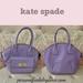 Kate Spade Bags | Kate Spade Palm Springs Maggie Lavender Scalloped Leather Medium Satchel | Color: Purple | Size: Medium