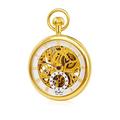 Woodford Skeleton Pocket Watch, 1044, Men's Gold-Plated Full-size with Chain (Suitable for Engraving)