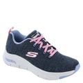 Skechers Sport Arch Fit-Comfy Wave - Womens 6 Grey Sneaker Medium