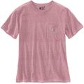 Carhartt Loose Fit Heavyweight K87 Pocket T-Shirt Femme, rose, taille XS pour Femmes