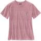 Carhartt Loose Fit Heavyweight K87 Pocket Damen T-Shirt, pink, Größe XL