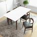 Zolan Modern Solid Wood Dining Table and Chair Set 5 Piece Dining Room Furniture Set