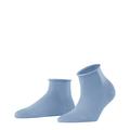 FALKE Damen Kurzsocken Cotton Touch W SSO Baumwolle einfarbig 1 Paar, Blau (Azur 6788), 35-38