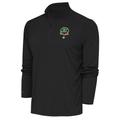 Men's Antigua Charcoal Jacksonville Red Caps Tribute Quarter-Zip Pullover Top