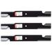 3PK USA Mower Blades for Toro 105-7718-03 105-7715 105-7716 108-1114 105-7718 Hu