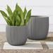 Crete Pot Planter Pots - 15-3/4"H - Grandin Road