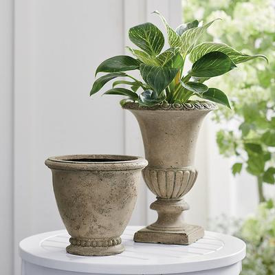 Stonebury Tabletop Planter Pots - Pedestal - Grand...