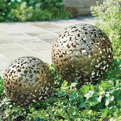 Butterfly Sphere Garden Sculpture - 10
