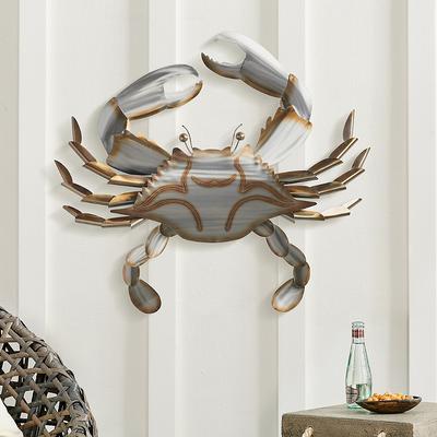 Seabound Crab Outdoor Wall Art - Grandin Road