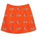 Girls Youth Orange Bowling Green St. Falcons All Over Print Skirt