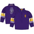 Toddler Purple UAlbany Great Danes Quarter-Zip Jacket