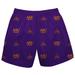 Youth Purple Alcorn State Braves Team Print Pull On Shorts