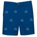 Youth Blue Blinn College Buccaneers Team Logo Structured Shorts