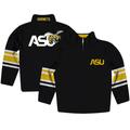 Toddler Black Alabama State Hornets Quarter-Zip Jacket