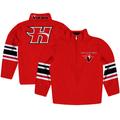 Toddler Red Hawaii Hilo Vulcans Quarter-Zip Jacket