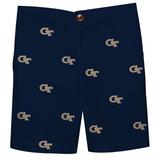 Toddler Navy Georgia Tech Yellow Jackets Team Logo Structured Shorts