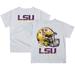 Toddler White LSU Tigers Team Logo Dripping Helmet T-Shirt