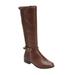 Plus Size Women's The Reeve Wide Calf Boot by Comfortview in Brown (Size 9 1/2 W)