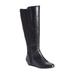 Plus Size Women's The Claudette Wide Calf Boot by Comfortview in Black (Size 7 W)