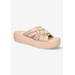 Women's Ned-Italy Sandals by Bella Vita in Nude Leather (Size 9 1/2 M)