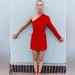 Zara Dresses | Brand New Zara Asymmetric Red Blazer Dress Size Xl Ref 8213/707 | Color: Red | Size: Xl