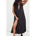 Free People Dresses | Free People Pin Ticked Midi 100% Colton Oversized Loose Fit | Color: Black/Gray | Size: Xs