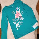 Disney Shirts & Tops | Disney Little Mermaid Ariel Long Sleeve Shirt | Color: Gold/Red/Silver | Size: 6xg