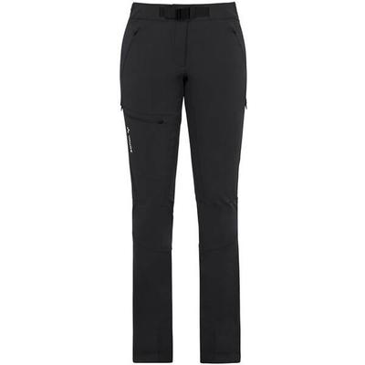 Damen Hose VAUDE Damen Softshellhose Wo Badile Pants II, Größe 38 in Schwarz