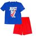 Nike Matching Sets | Nike Boys Sporty Logo Just Do It T-Shirt & Shorts Outfit Set Size 4 Blue/Red | Color: Blue/Red | Size: Various