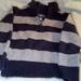 Polo By Ralph Lauren Shirts & Tops | Boys Polo By Ralph Lauren Striped Sweater Size 5 Navy&Grey | Color: Blue/Gray | Size: 5b