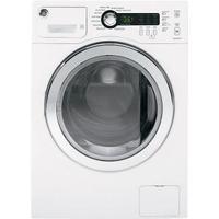 GE WCVH48GE 2.6 Iec Cu. Ft. Stainless Steel Capacity 24" Frontload Washer - White