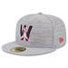 Men's New Era Gray Washington Nationals 2023 Clubhouse 59FIFTY Fitted Hat