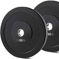 KK Bumper Weight Plates 2 inch Rubberised Barbell Weight 5kg, 10kg, 15kg, 20kg, 25kg Olympic Bumper Plates Rubber Weight Disc Pair For Home and Gym Strength Training Weightlifting Workout.