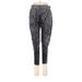 Out From Under Velour Pants - High Rise Skinny Leg Cropped: Gray Activewear - Women's Size P