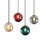 Moderne pendentif LED lumière nordique lampes suspendues boule de verre luminaires maison chambre salon Suspension Luminaires boutique